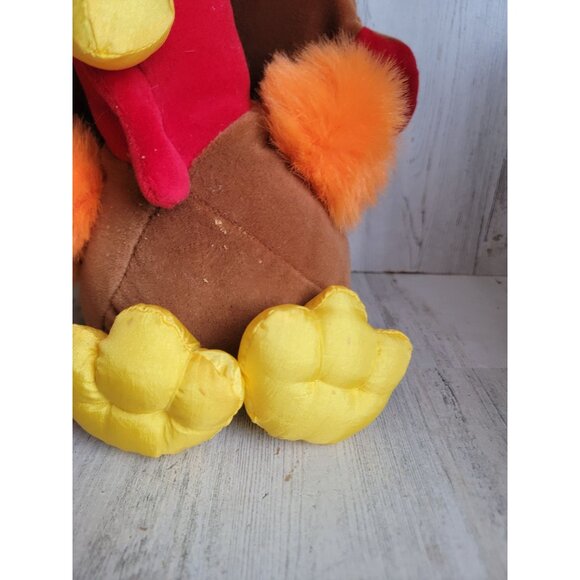 Vintage plush Pilgrim turkey thanksgiving home decor - Picture 4 of 8